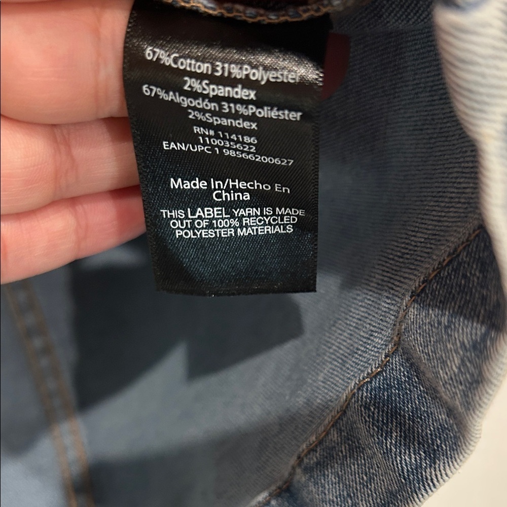 Frye Blue Denim Mini Dress XL - Picture 4 of 6